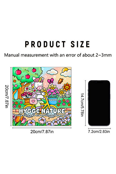 Choice ٢٠×٢٠ سم، ٢٤ صفحة، كتاب تلوين "طبيعة هيجي": كتاب تلوين للكبار يضم أنشط...