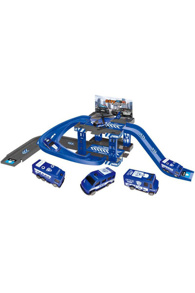 Choice Police Kid Rail Parking Lot Toys Dinosaur Car Parking Building Model S...