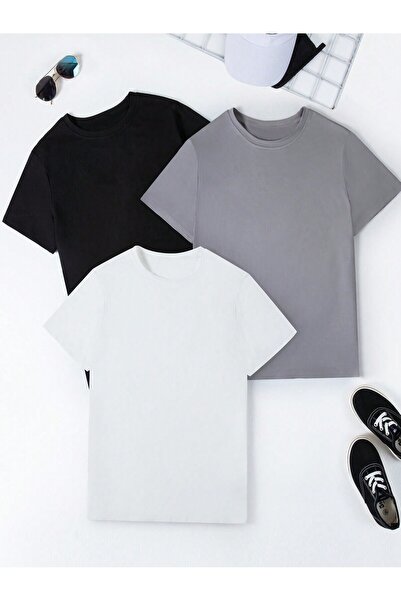 Gollinger TRICOU UNISEX CU MÂNECĂ SCURTĂ, PACHET DE 3, EYAXD Sportwear Company