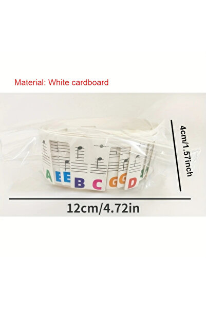 Choice Multicolored Piano Notes Guide for Beginner, Removable Piano Keyboard ...