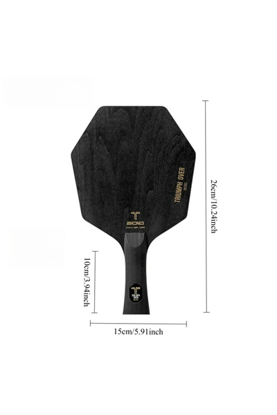 Choice قاعدة مضرب تنس طاولة سداسية سوداء، 5 طبقات من الخشب الصلب، خشب الزيزفو...