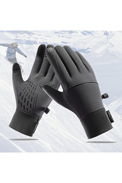 Choice XL Grey 1PC- Winter Outdoor Sports Gloves, Thickened with Fleece, Anti...