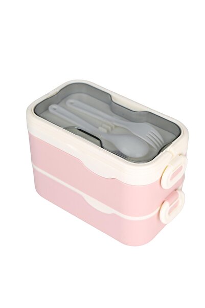Noki Double Layer 1350 ml Lunch Box Stainless Steel Leakproof Food Container ...