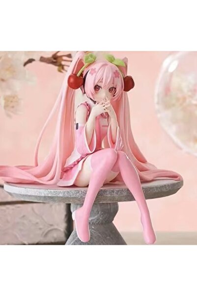 BANDAI مجسم هاتسون ميكو الجديد من الأنمي، بطول 11 سم، بدون صندوق، بفستان وردي...