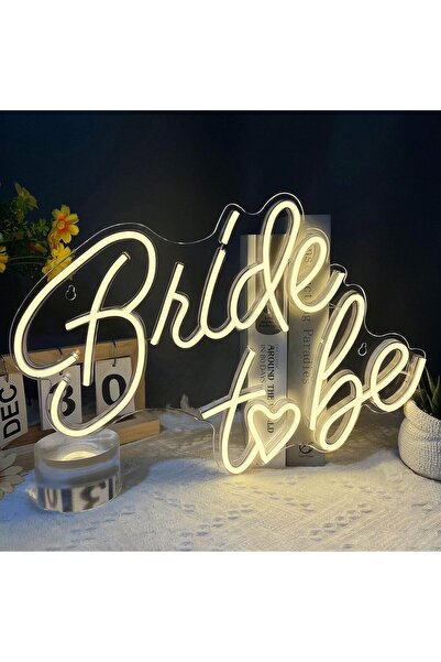 Slasa Bride to Be Neon Sign – 42x29.5 cm Warm White LED, Dimmable, Wedding & ...
