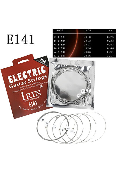 choice2 1 Pcs E141 IRIN Electric Guitar Strings High Carbon Alloy Nickel Stee...