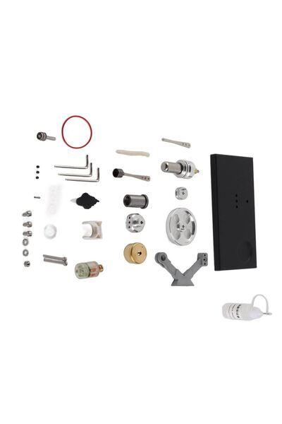 Choice أسود 【عرض خاص】 طقم نموذج محرك ستيرلينغ معدني، لعبة تعليمية علمية فيزيا...