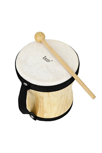 Choice3 طبلة إيرين الهندية السوداء، طبلة يدوية من الخشب وجلد الغنم، هدية لعاز...
