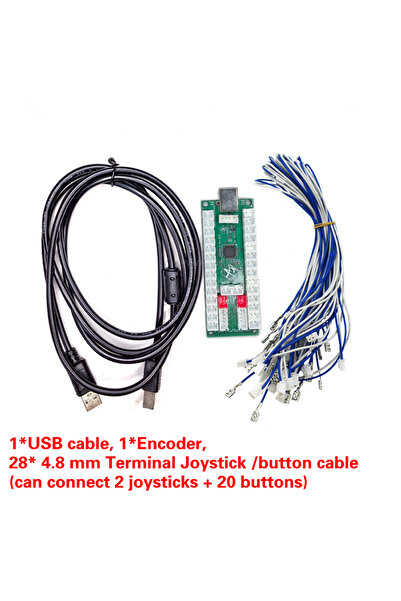 Choice Kit A Zero Delay USB Board 2-In 1 Joystick Controller For Ps3 Pc Raspb...