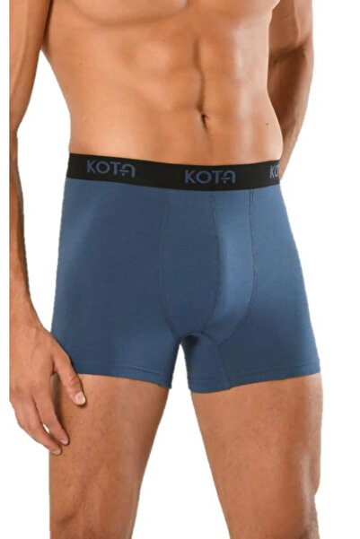 Arseno Ανδρικά Modal Boxer Διάφορα Χρώματα και Σχέδια Indigo 6 Τεμάχια - Indi...