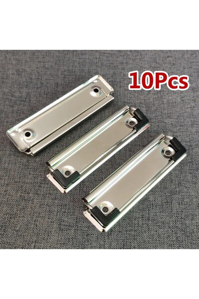 Choice 10 Pcs 10Pcs Metal Board Clip Stationery Clip Metal Clip Accessories W...