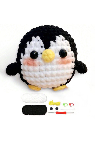 Choice Penguin Crochet kit Penguin Crochet kit, Beginner Crochet Material Pac...