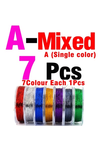 Choice مجموعة خيوط لفّ قضبان الصيد الشفافة MNFT، 7 قطع، حلقات توجيه خيوط الصي...