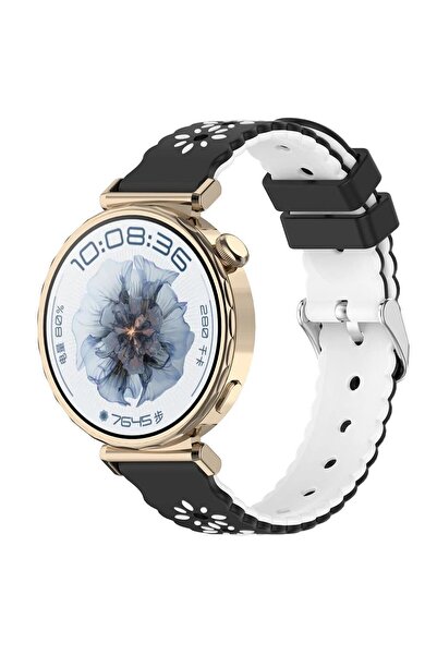 redmud teknoloji Huawei Watch Gt6 / Gt4 / Gt5 41 mm Compatible 18 mm Flower P...