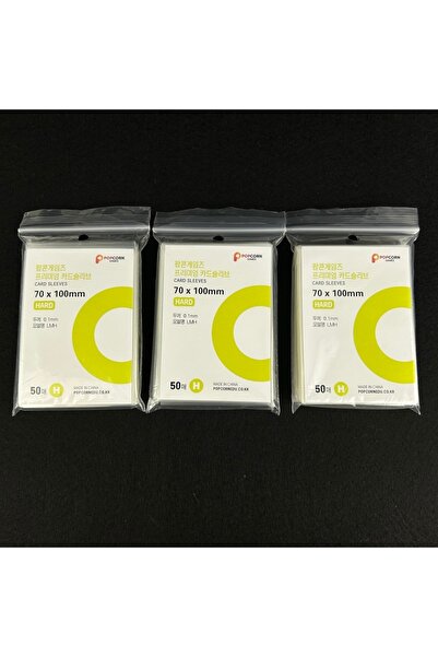 Choice 150 قطعة - 70 × 100 مم، 50 قطعة من أكمام حماية بطاقات كورية شفافة عالي...