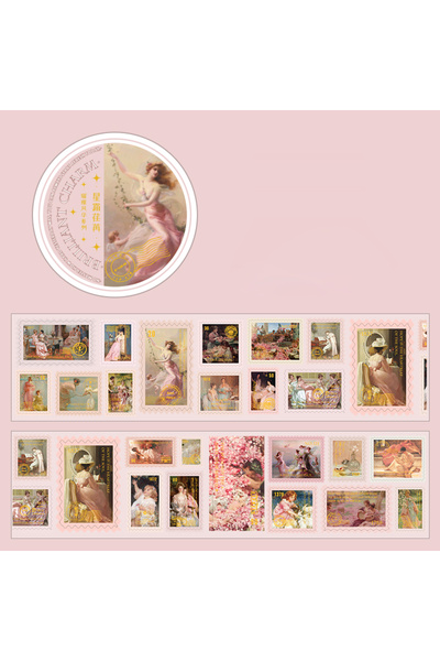 choice2 شريط ختم ساخن 5372، سلسلة فينغهوا الزاهية، طابع ريترو، ختم يدوي، مواد...