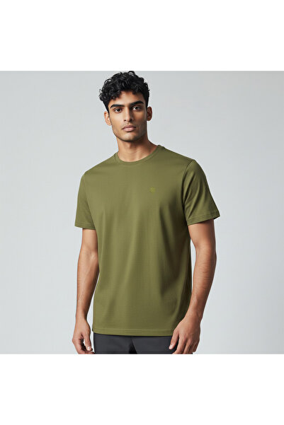 lumberjack Mb Ct102 5Fx Men's Khaki Polo Neck T-Shirt
