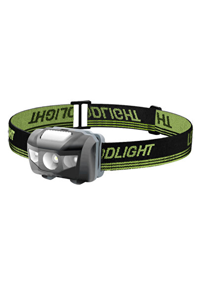 Choice مصباح أمامي LED أسود وأبيض وأحمر، يعمل ببطارية AAA، مصباح أمامي للمغام...