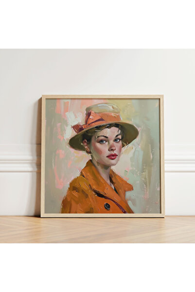 Tuba Decor Τετράγωνος πίνακας με ξύλινο πλαίσιο, μεγαλοπρεπή τοπίο