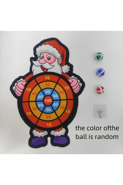 Choice لعبة بابا نويل لعيد الميلاد، رجل الثلج، لوحة رمي السهام على شكل بابا ن...