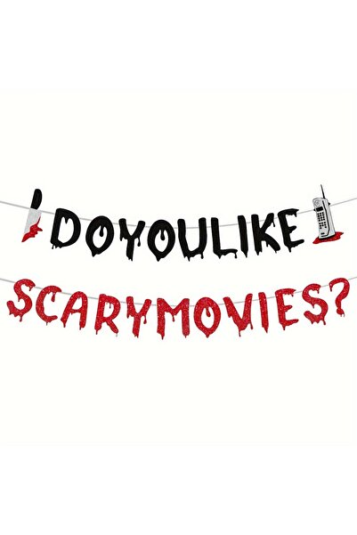 Choice Scary Movies Movie Night Party Decoration Do You Like Scary Movies Ban...