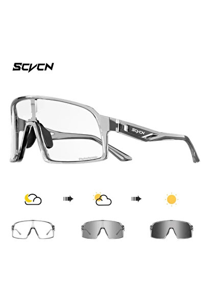 Choice BlackPhotochromic-05 Scvcn Photochromic Cycling Glasses Men UV400 Wome...