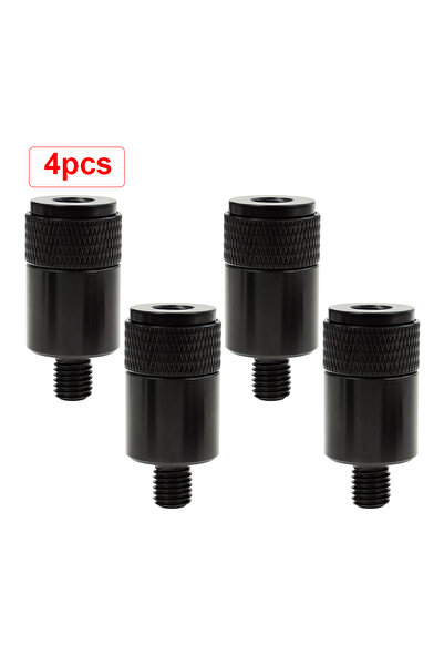 HIRISI 4 قطع موصلات تغيير سريع من الألومنيوم لصيد سمك الشبوط، 2/4 قطع، عالمية...