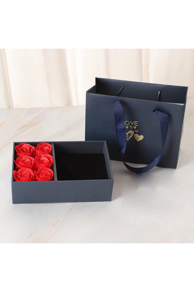 Choice1 صندوق مجوهرات رومانسي بفتحة نافذة، أبعاده 14.4 × 11.8 سم و12.6 × 9.6 ...