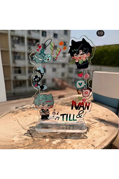 Choice حامل عرض بطاقات إيفان تيل، مجسم فضائي من الأكريليك، مجسم إيفان تيل، مج...