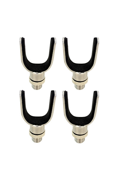 HIRISI 4Pcs 2/3/4Pcs Carp Fishing Stainless Steel Rod Pod Rest Head U-Shaped ...