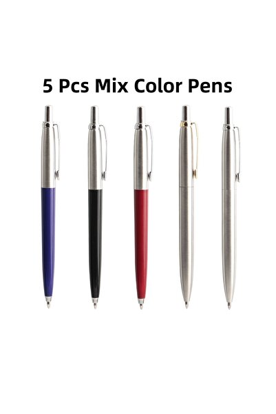 Choice Mix 5Pens Blue 1/5Pens Metal Ballpoint Pen Promotional Pens G2 Refill ...
