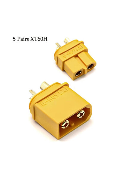 Choice 5 أزواج من موصلات XT60H المطورة (5/10 أزواج) - مقابس ذكر وأنثى مع أغطي...