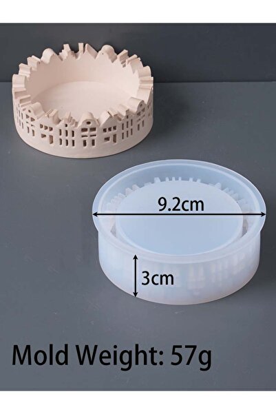 Choice قالب سيليكون لصنع حامل شموع من الخرسانة، قالب جبس لتخزين الزينة، صندوق...