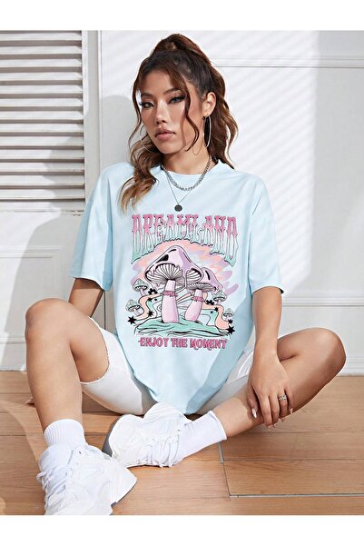 Gollinger ΓΥΝΑΙΚΕΙΟ Τ-SHIRT ΥΠΕΡΜΕΓΕΘΕΣ ΜΕ ΣΤΑΜΠΑ EYAXD Sportwear Company