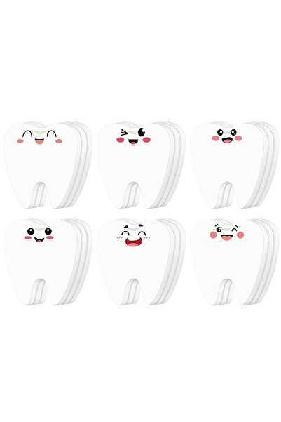 Choice ٦ قطع من الملاحظات اللاصقة لمساعدي طب الأسنان، دفتر ملاحظات الأسنان، ه...