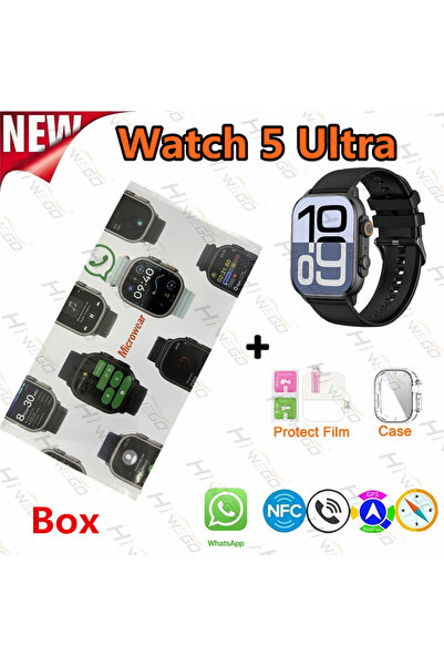 Choice Black 2025 New Original For Watch 5 Ultra SmartWatch GPS Track Bluetoo...