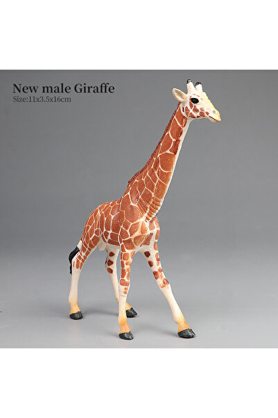 Choice4 مجموعة حيوانات الزرافة من عالم الحياة البرية الأفريقية - 4 شخصيات حيو...