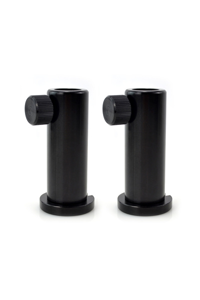 HIRISI قطعتان من حامل صيد سمك الشبوط المصنوع من الألومنيوم، مزود بمسامير، منص...