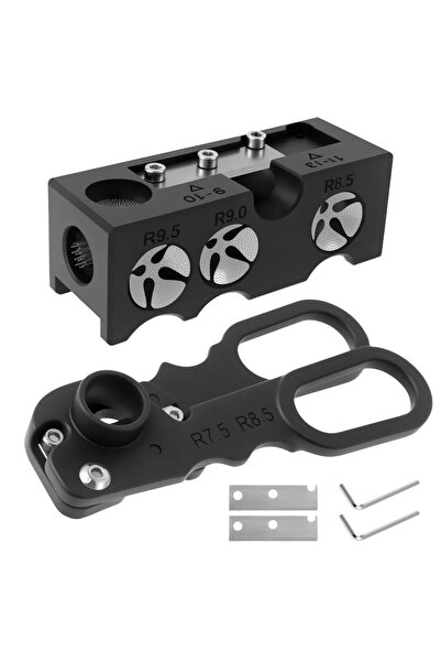 Choice أداة تشكيل رأس عصا البلياردو متعددة الوظائف (11 في 1) باللون الأسود، 8...