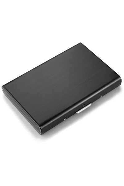 Choice black 1PC 6-slot business card holder, RFID holder, stainless steel ID...
