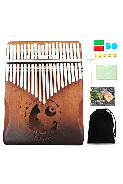 Choice1 21 Keys Cat Miwayer 17/21 Keys Kalimba Collection, Portable Thumb Pia...