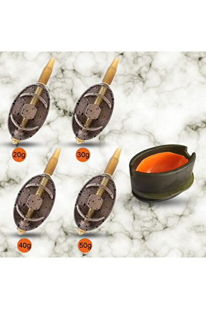 Choice 4PCS 20 30 40 50 Quick Release Method Feeder Set, 5-in-1 Carp Fishing ...