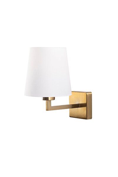 AmberLED Stylish Metal Body Single Sconce in Shiny Gold E27 Compatible