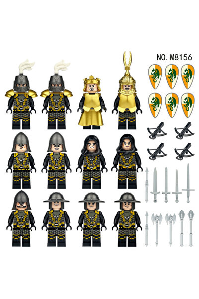 Choice M8156 مكعبات البناء القديمة في حملة الملك الصليبي، شخصيات قابلة للتجمي...