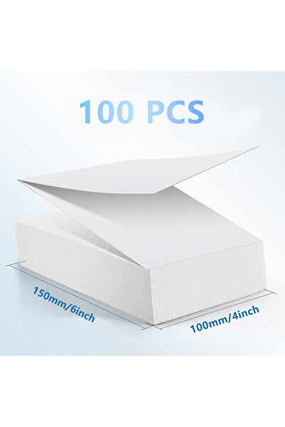 Choice1 100 قطعة من ملصقات الشحن الحرارية، لفة ملصقات حرارية متعددة الأغراض ل...