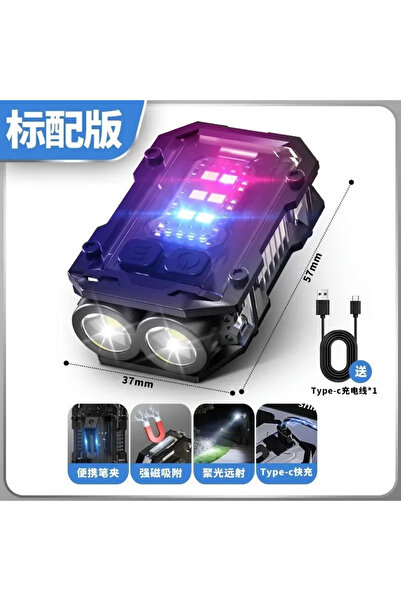 Choice مصباح يدوي تكتيكي أسود اللون للاستخدام اليومي - مصباح صغير محمول قابل ...