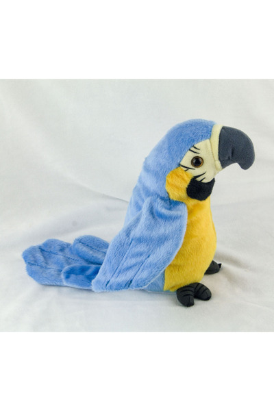 Choice ببغاء مكاو ناطق واحد، يكرر ما تقوله، لعبة محشوة، تسجيل إلكتروني، طائر ...