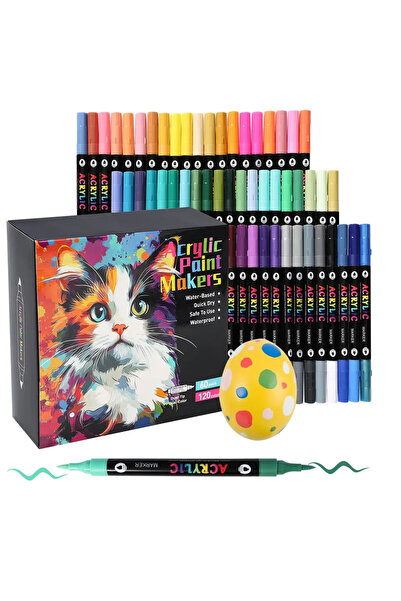 Choice مجموعة أقلام تلوين أكريليك BXMM-120 لونًا (24/48/72/96/120 لونًا) - أق...