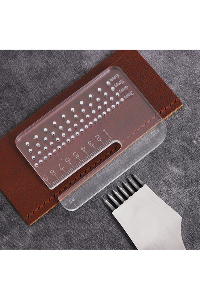 Choice مسطرة قياس المسافة الدائرية متعددة الوظائف من الأكريليك الشفاف السميك ...