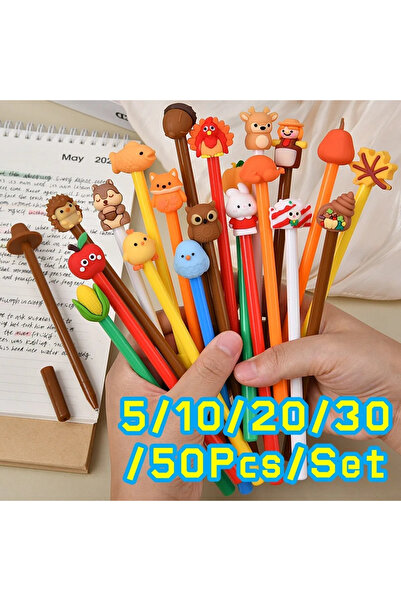 Choice 30 قطعة، 5-50 قطعة، أقلام حبر جاف للكتابة برسومات كرتونية إبداعية، أقل...